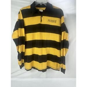 Sportsman Lafayette Rugby Purdue Made In USA Powers Mfg Co Large Collegiate